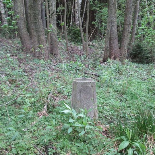 Kříž u rybníka Víska jihovýchodně od Nové Vísky