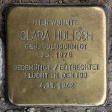 Stolperstein dedicated to Clara Hulisch
