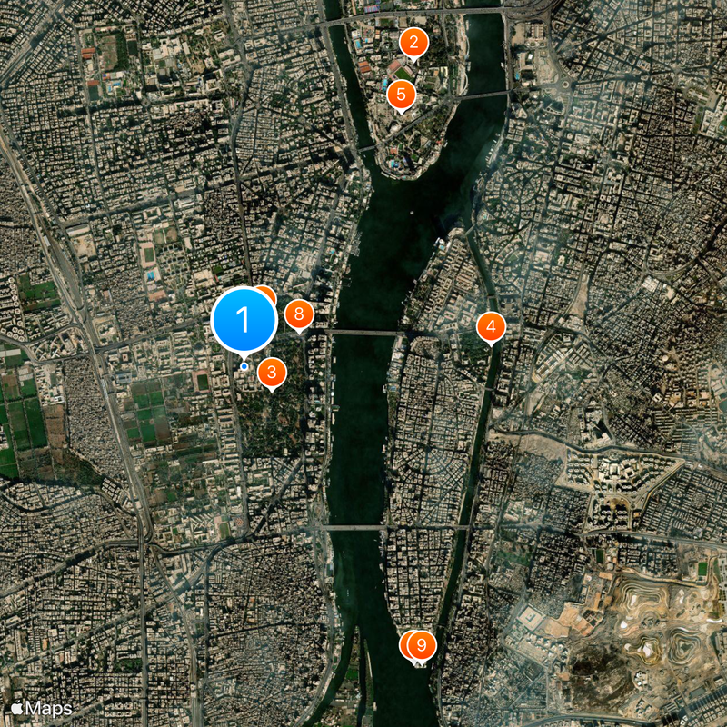 Faculty of Engineering, Cairo University Map