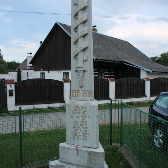 World War I memorial in Dolany
