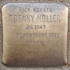 Stolperstein dedicated to Denny Müller