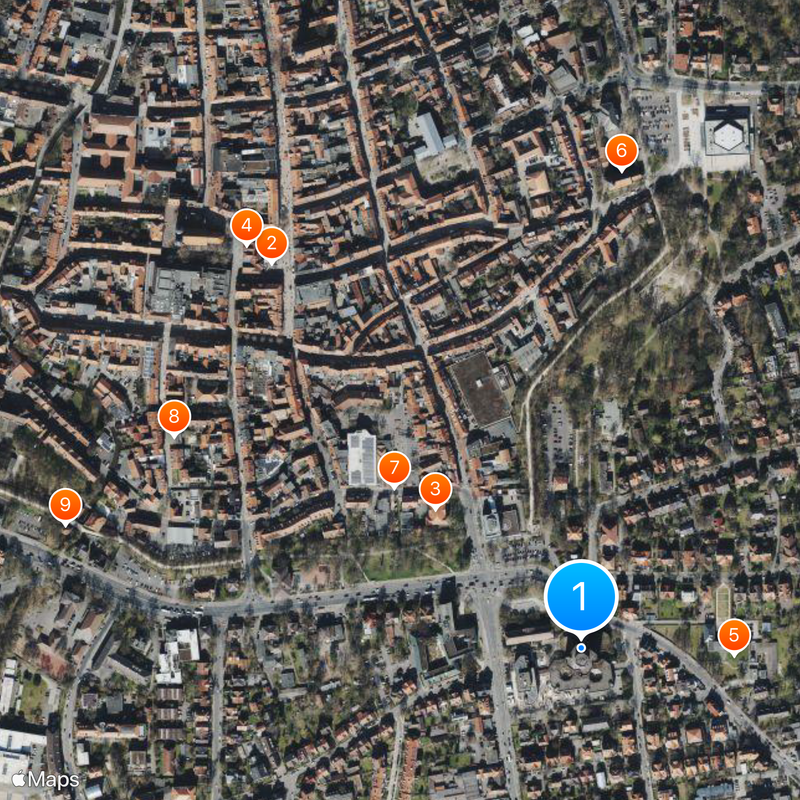 Neues Rathaus Göttingen Karte