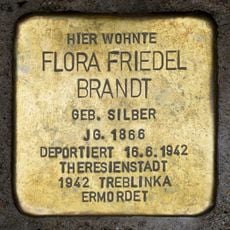 Stolperstein dedicated to Flora Friedel Brandt