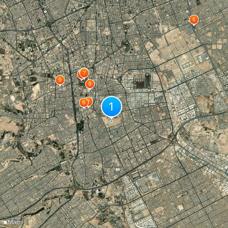 Al Oud cemetery Map