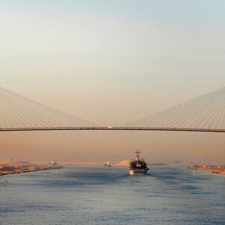 Most nad Kanałem Sueskim
