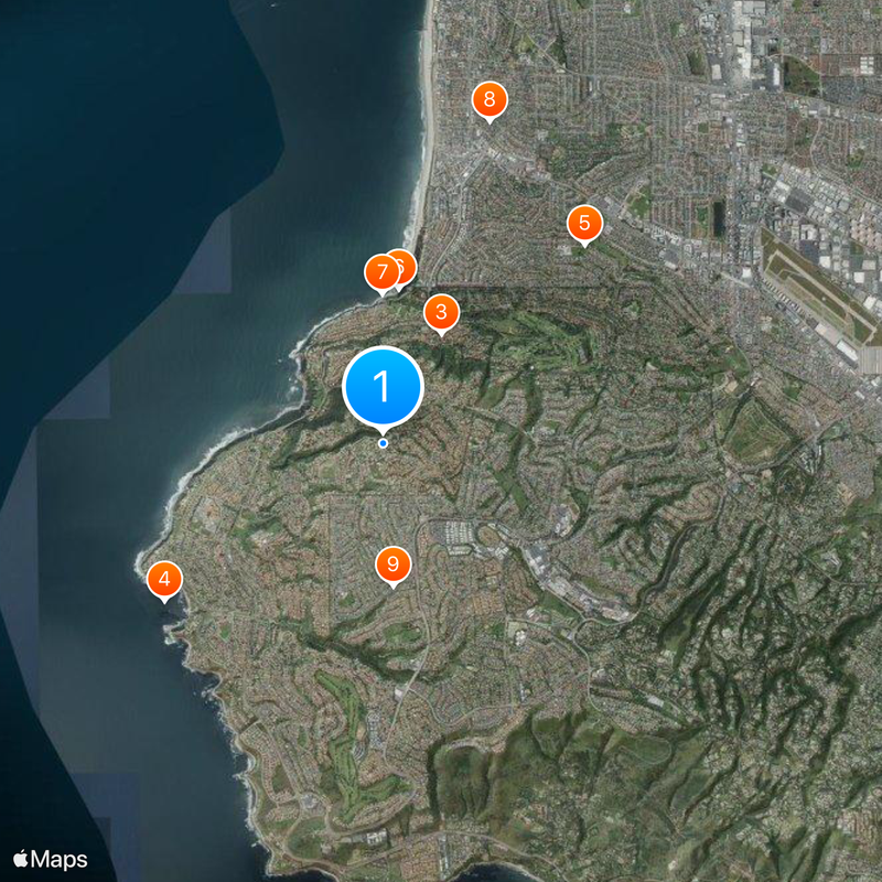 Palos Verdes Estates Map