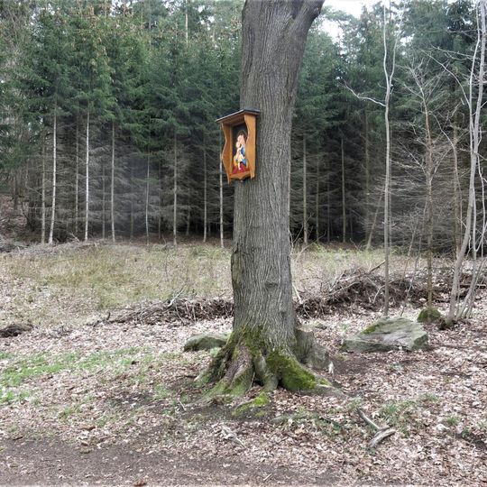 Obrázek Madony u lesní cesty z Ludvíkoviček do Lipové