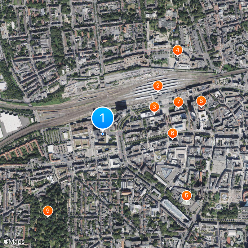 Dortmund U-Tower Mapa