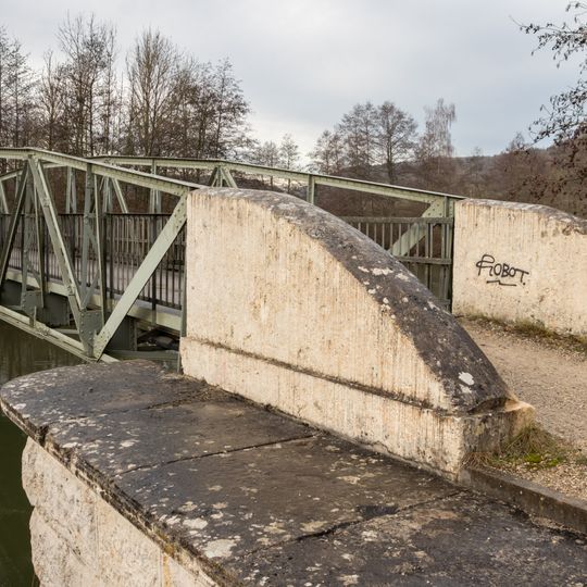 Eisenbrücke an der Schleuse 4