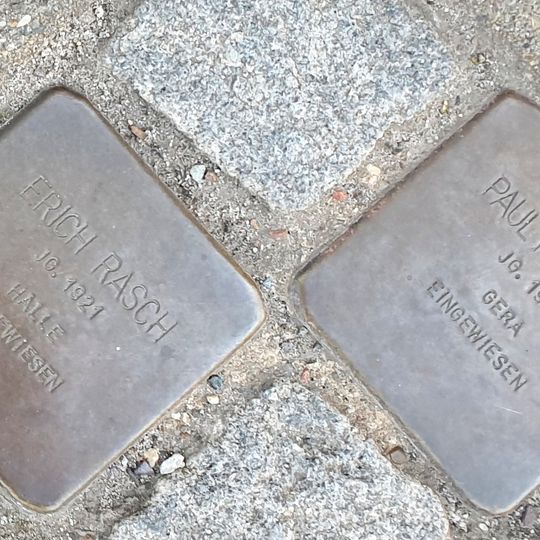 Stolperstein à la mémoire de Paul Robold