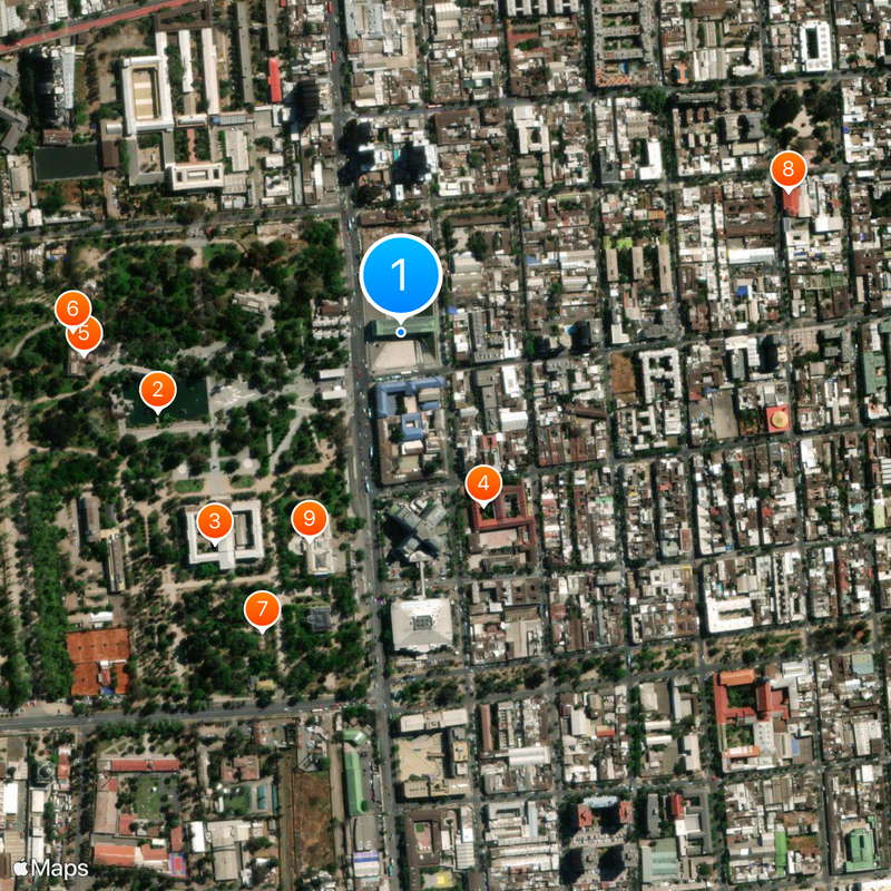 Museum of Memory and Human Rights Mapa