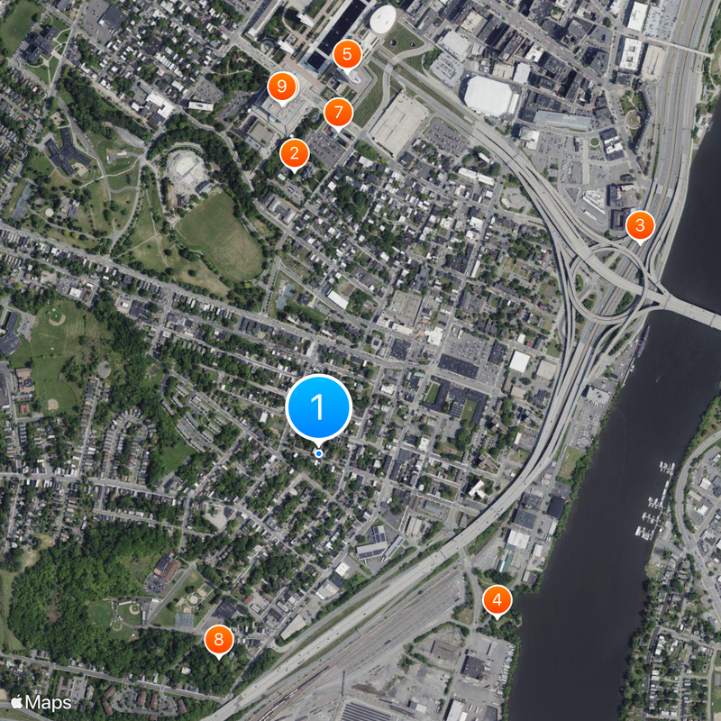 Schuyler Mansion Mappa