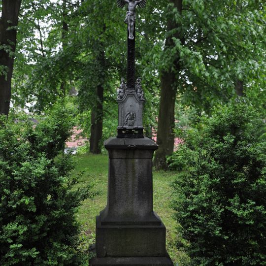 Wayside cross near Church of Holy Name