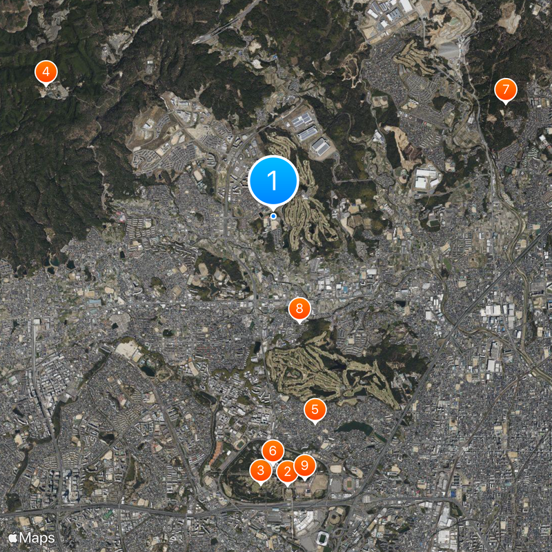 早稲田摂陵中学校・高等学校 Map