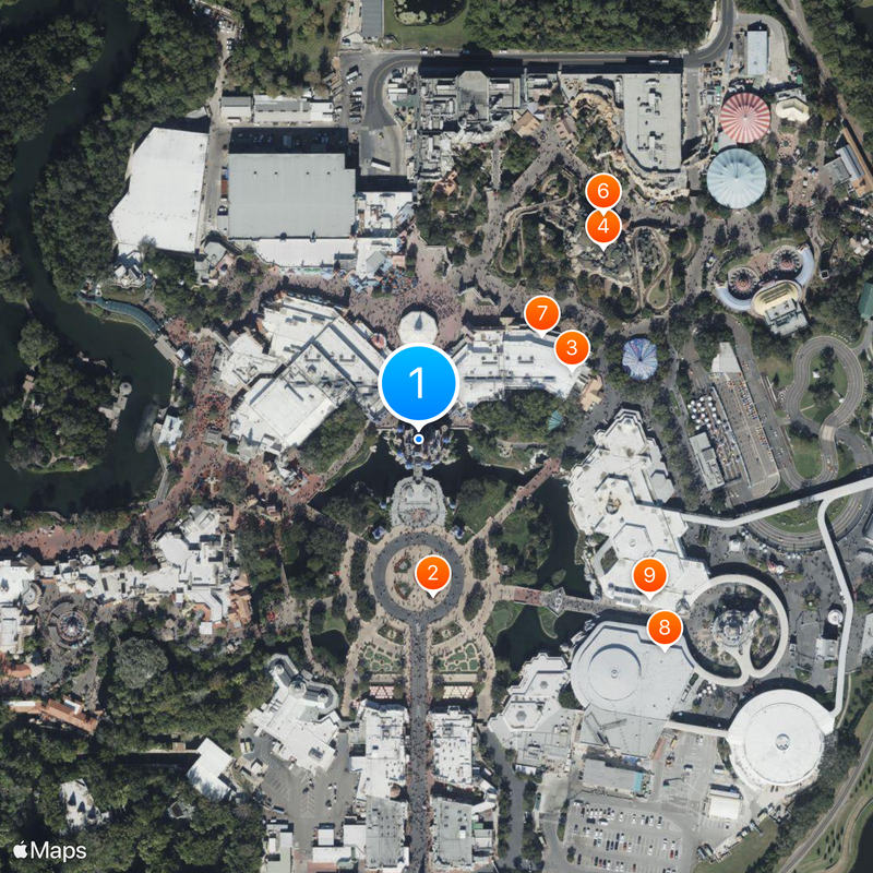 Château de Cendrillon Carte