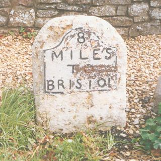 Milestone At National Grid Reference St 4778 6750