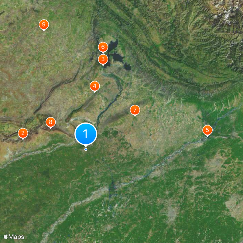 Mandi Bahauddin District Map