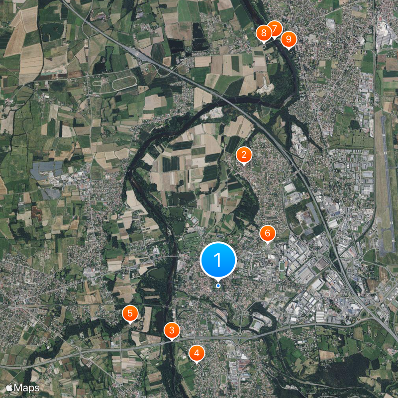 Andrézieux-Bouthéon Map