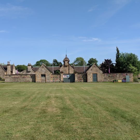Stables And Attached Lodges, Walls, Piers And Outbuildings