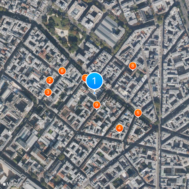 Marché des Enfants-Rouges Carte