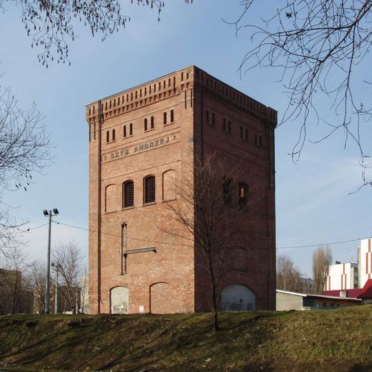 Wieża szybu Andrzej w Rudzie Śląskiej