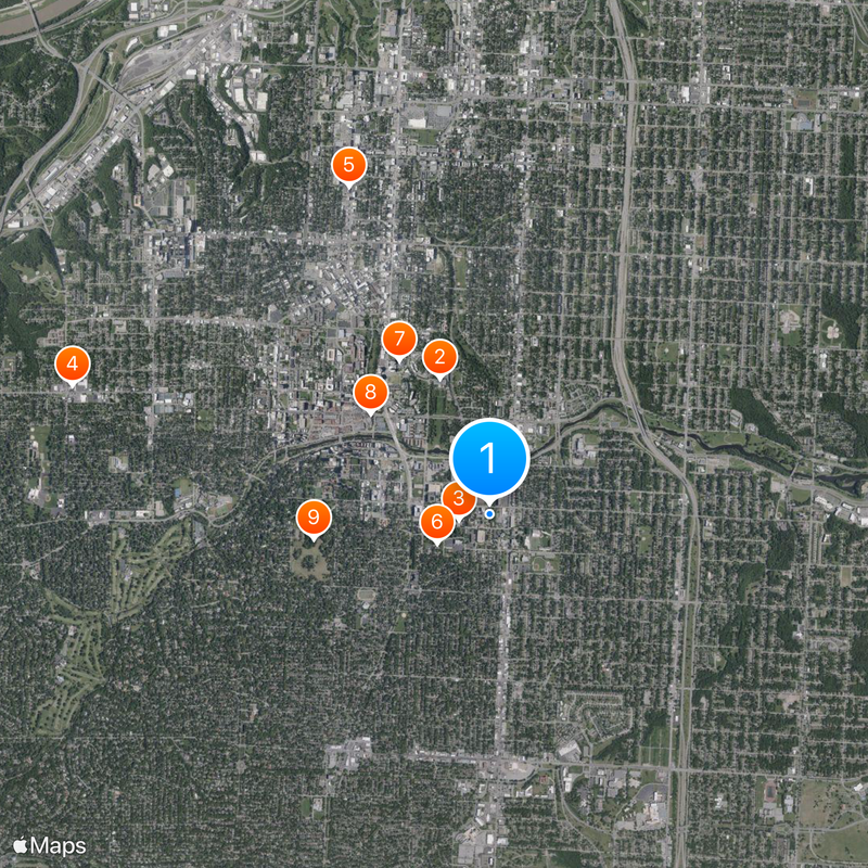 University of Missouri–Kansas City Map
