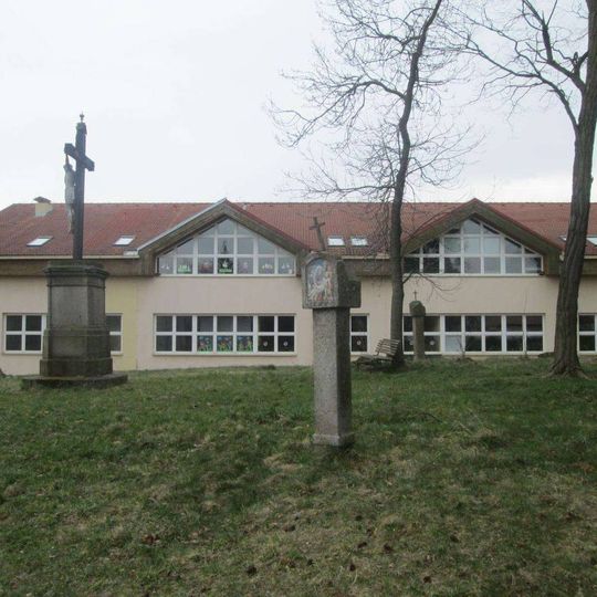 Boží muka na křížové cestě Nalžovské Hory - 14. zastavení