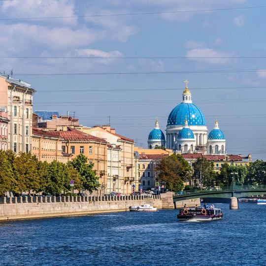 Fontanka river embankment