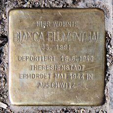 Stolperstein en memoria de Bianca Blumenthal