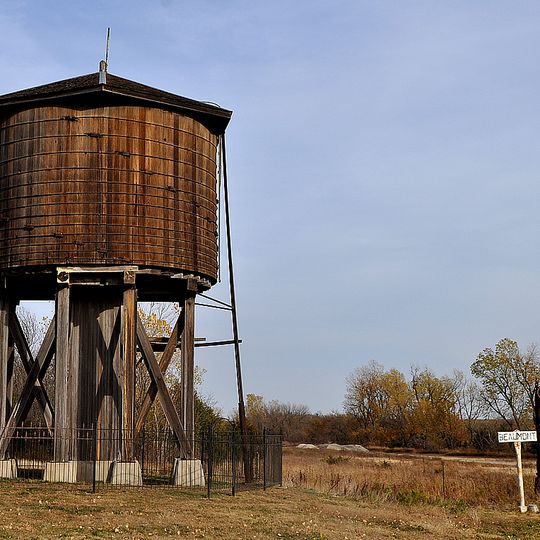 Beaumont St. Louis and San Francisco Railroad Water Tank