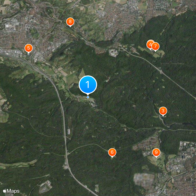 Solitude Race Track Mapa