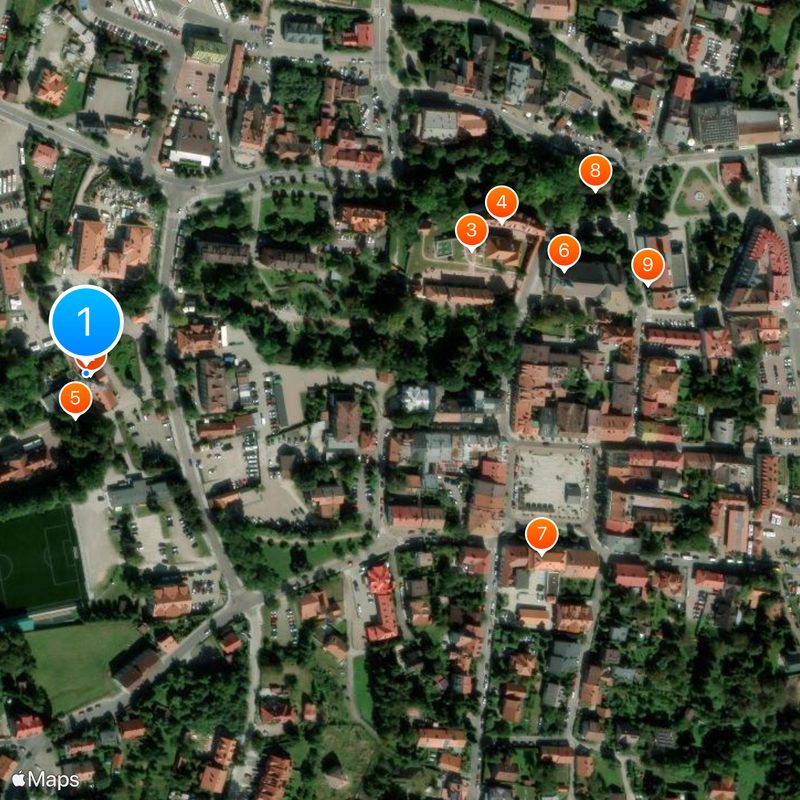 Mines de sel de Wieliczka Carte