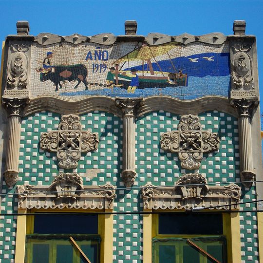 Retablo cerámico de la Pesca con Bou