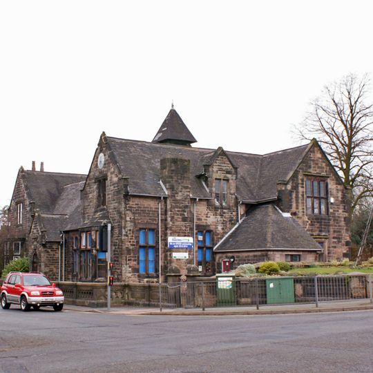 Knypersley School  Knypersley School, Attached Archway And Frontage Wall