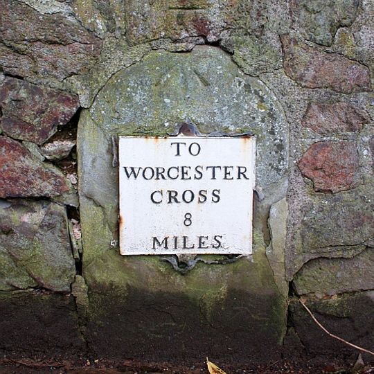 Milestone, Wells Road, by No. 52; opp Elm Bank Guest House
