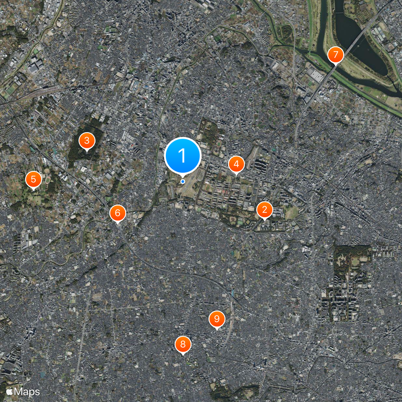 Camp Asaka Map
