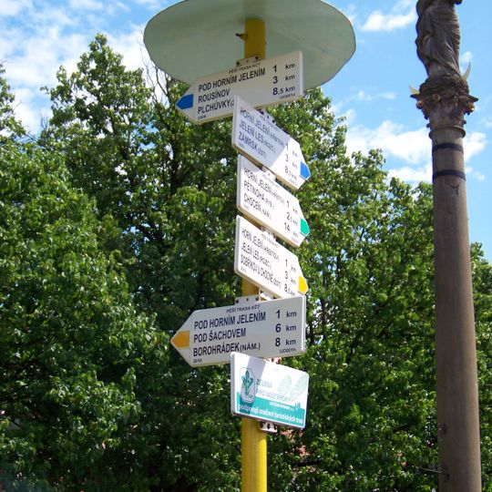 Rozcestník Horní Jelení