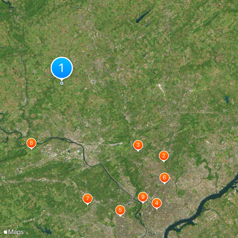 Comté de Montgomery Carte