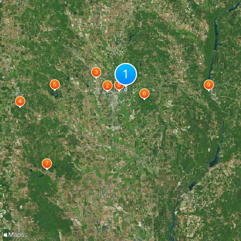 Elvis Presley Birthplace Mapa