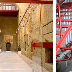 Conjunto de fornalhas e poços cilíndricos da antiga tinturaria da Real Fábrica de Panos da Covilhã