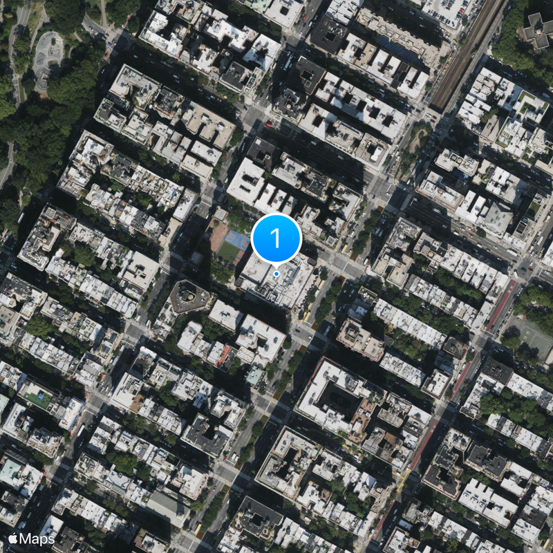 Hunter College High School Map