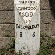 Mile Post North Of The Drove Turning