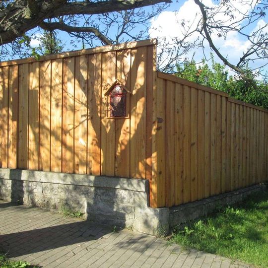 Obrázek na křížové cestě v Dýšině - 3. zastavení