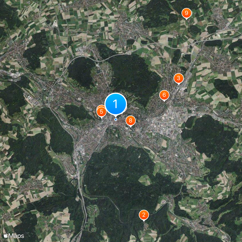 Winterthur Mapa