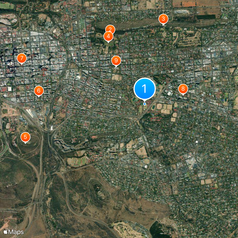 Afrikaanse Hoër Seunskool Map