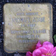Stolperstein en memoria de Michael Adam