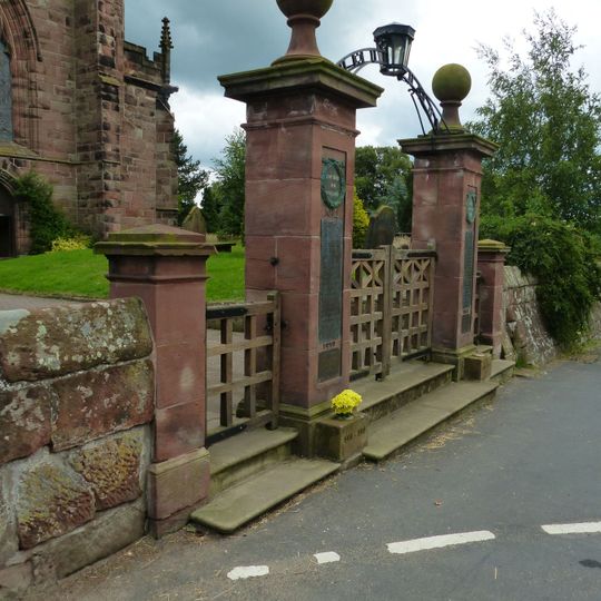 West gates to St Boniface's Churchyard