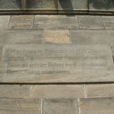 Inschrifttafel Erinnerung an Pläne Theodor Friedrich