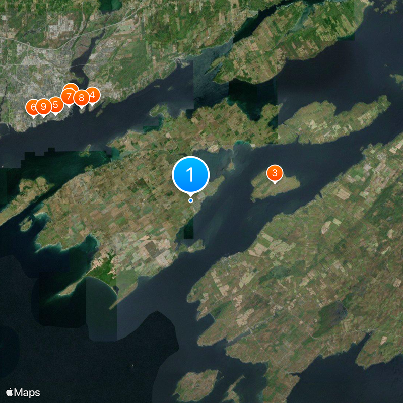 Wolfe Island Map