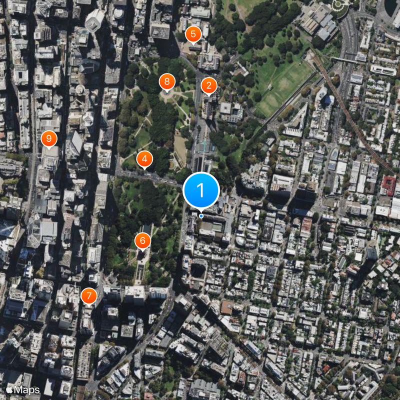 Sydney Grammar School Map